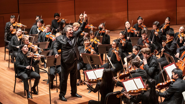 Juilliard Orchestra Conducted by Giancarlo Guerrero, at Lincoln Center; Yoav Roth, Piano